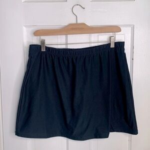 Nike Dri Fit Tennis Skort Skirt Navy Blue 241438 W-565 Sz Large